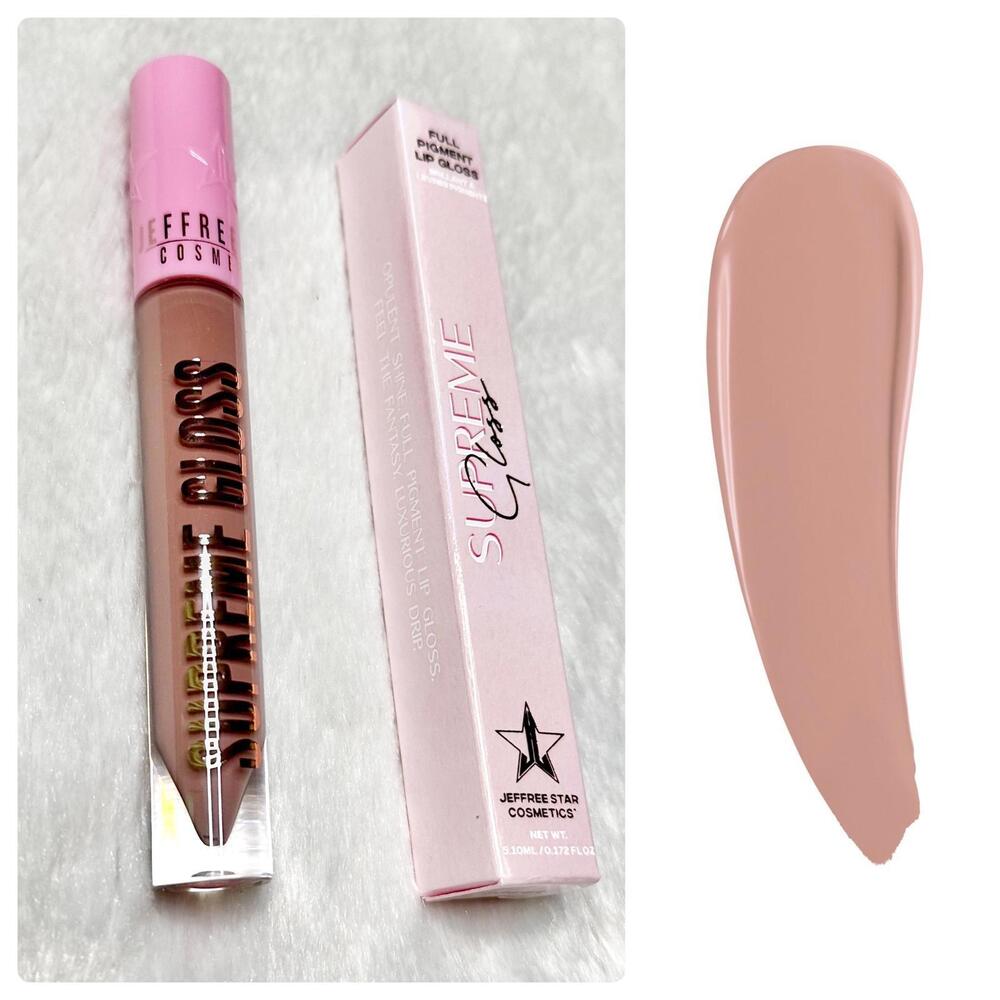 NIB Jeffree Star Supreme Full Pigment Lip Gloss Celebrity Skin Full Size 5.10ml